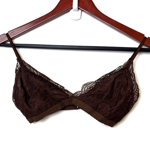 Talula Other - Aritzia Talula Dark Brown Lace Bralette